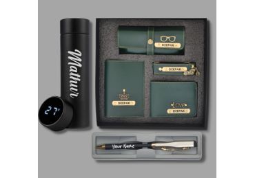 Green Men's 4pc Combo + Pen + Temp. Bottle